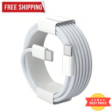 60W USB C to C Fast Charge Cable 3/6/10FT iPhone 17 16 15 Samsung iPad Type C