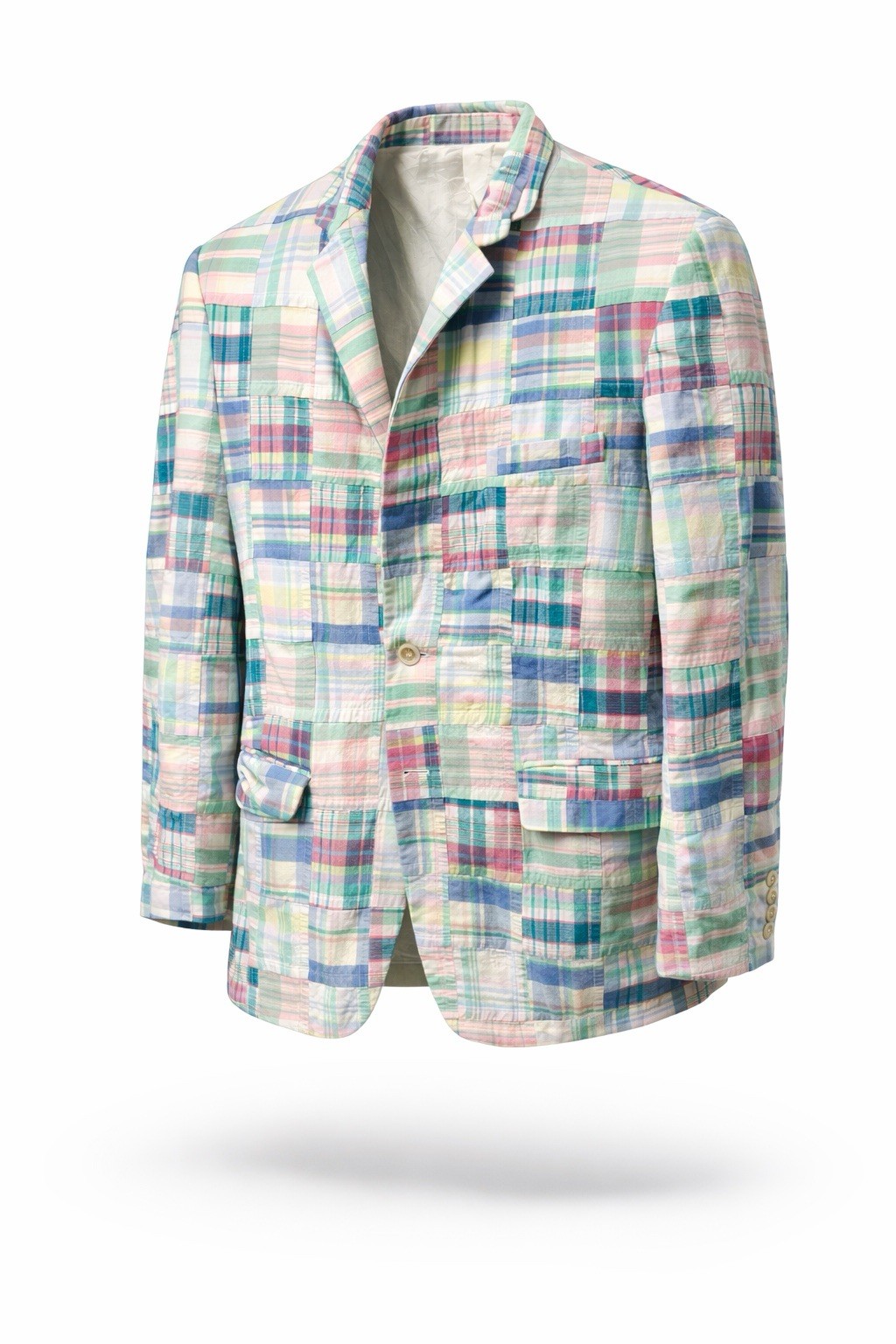 Tom Rich Collection Patchwork Blazer Jacket Paste… - image 1