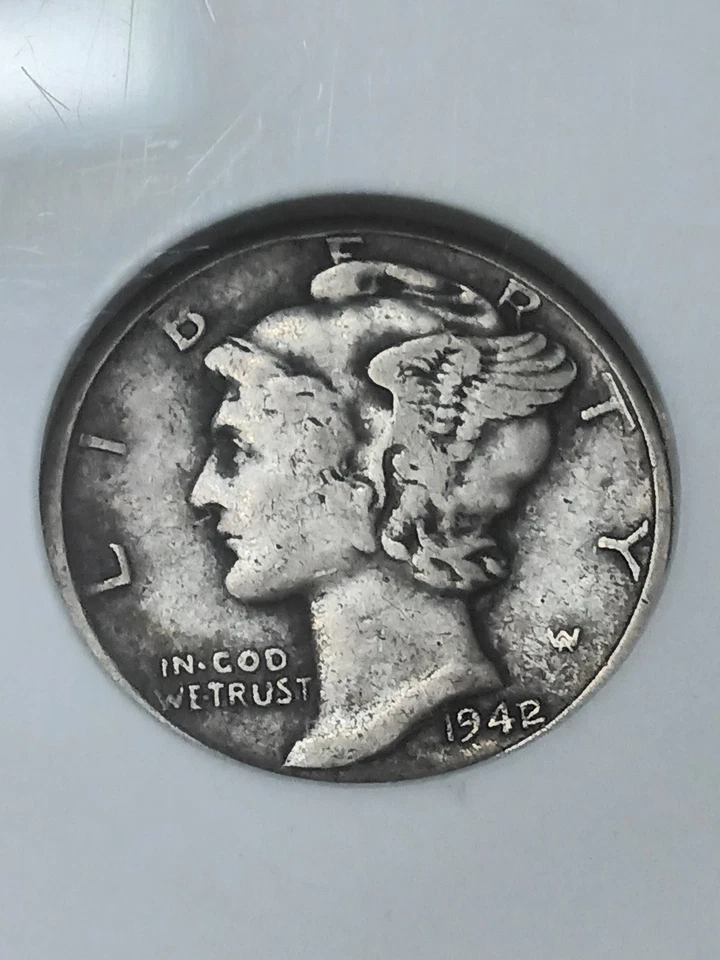 1942/1 Liberty Head ("Mercury") dime, NGC VF-30, classic US overdate - Image 3 of 4
