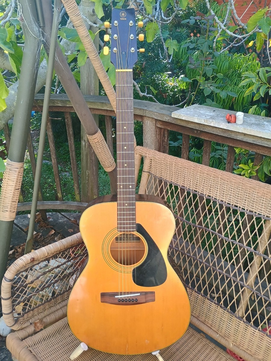 Yamaha FG-110-1 Black Label Guitar, playing great, 1976 | eBay