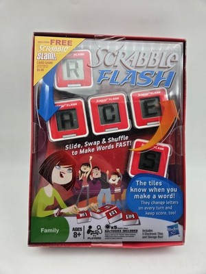 HASBRO PARKER BROS ELECTRONIC SCRABBLE FLASH GAME NEW SEALED