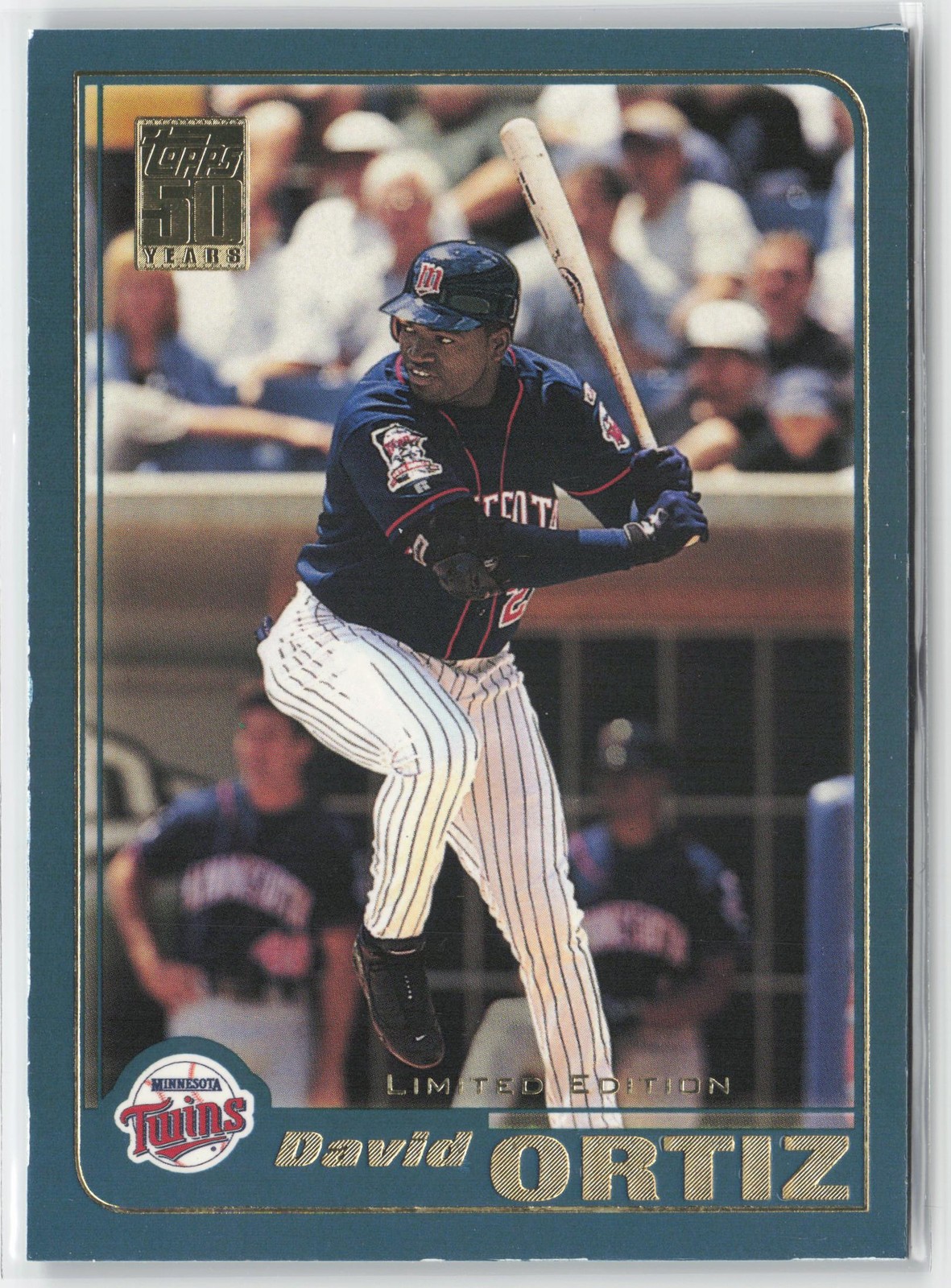 2001 Topps #136 David Ortiz Limited Edition PR3905