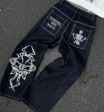 Baggy Wide Leg Jeans Streetwear Y2K Skater Gothic Alternative Unisex