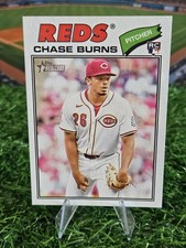 2026 Topps Heritage- Rookies Chase Burns [Base] #212 (RC) Reds