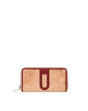 Alviero Martini Prima Classe - Portafoglio donna in tessuto soft ziparound