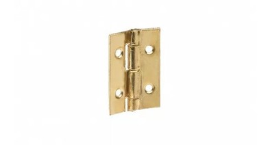 Schatullen Scharnier vermessingt 30x20 mm stück mit Nägel Möbelgelenk