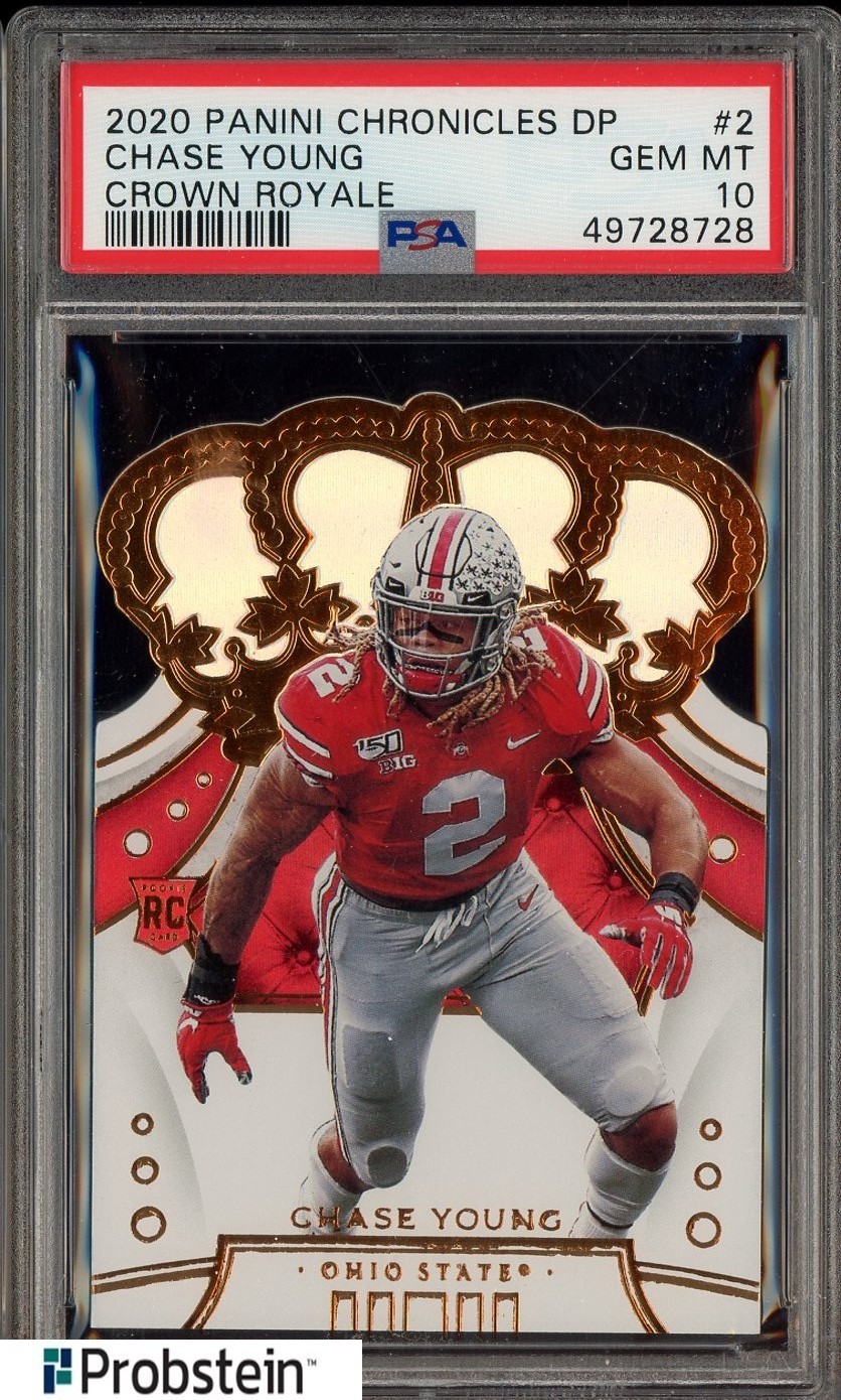 Chase Young Panini Chronicles Draft Picks Crown Royale #2 Base
