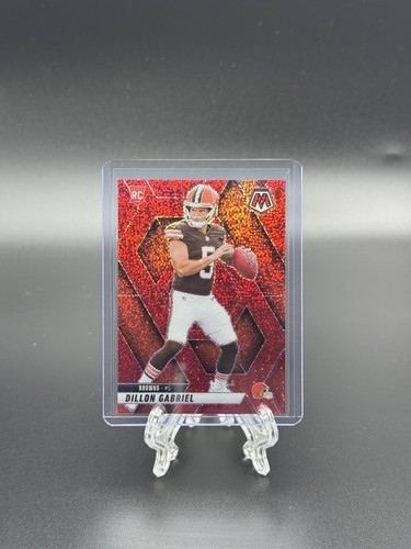 2025 Panini Mosaic Dillon Gabriel Red Sparkle Sp Rookie Browns #332
