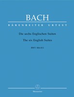 The Six English Suites Bwv 806-811 | Johann Sebastian Bach | Partitur