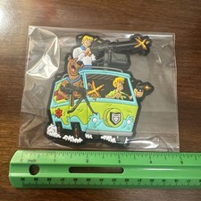 Scooby Doobie Pew - Parche Moral PVC Máquina Misteriosa