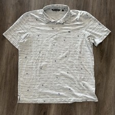 Travis Mathew Men's 2XL Golf Polo Stretch Performance Shirt Short Sleeve