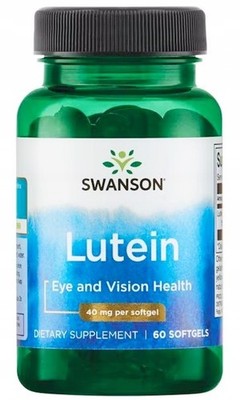 SWANSON, LUTEIN 40mg Augengesundheit 60 Weichkapseln SUPER PREIS