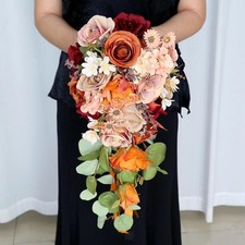 Wedding Bouquet Tossing Bouquet Boho Elegant Rustic Lifelike Decoration
