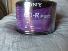 50 CD-Rohlinge für Audiorecorder  CD-R MUSIK von SONY ( enthalten GEMA Gebühr).