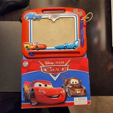 Vintage Disney/Pixar Cars Etch-A-Sketch and Book Set. (Works Great)