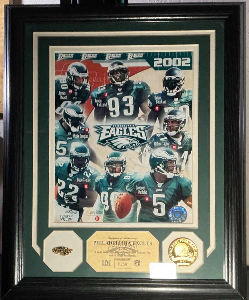 Табличка команды Philadelphia Eagles 2002 Philadelphia Eagles 2002 табличка команды - Изображение 2 из 3
