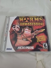 Worms Armageddon - Sega Dreamcast (DC) 1-4 Player Video Game W/OEM Case & Book 