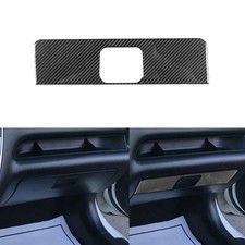 Cubierta de panel de guantera de tablero copiloto de fibra de carbono real para Honda Civic Si 2001-05