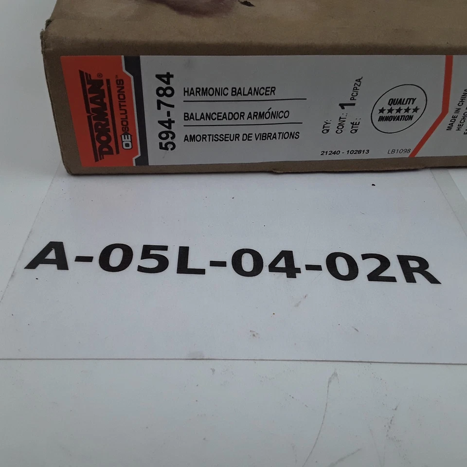 Engine Harmonic Balancer Dorman 594-784 Fits Mini Cooper 1.6L-L4 2002-2008 - Image 4 of 4