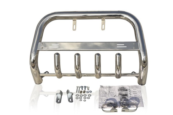 Bull Bar FüR Mitsubishi Pajero Shogun 2005-2015 Front Edelstahl 60Mm Chrom-image