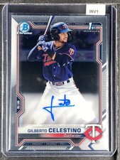 Celestino, Gilberto - 2021 Bowman Chrome Prospect - Autograph - INV1