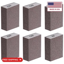 Smseace 6pack Sanding Block 60120220 Grit Sandpaper Block Washable And Reusabl Smseace 6pack Sanding Block 60120220 Grit Sandpaper Block Washable And Reusabl