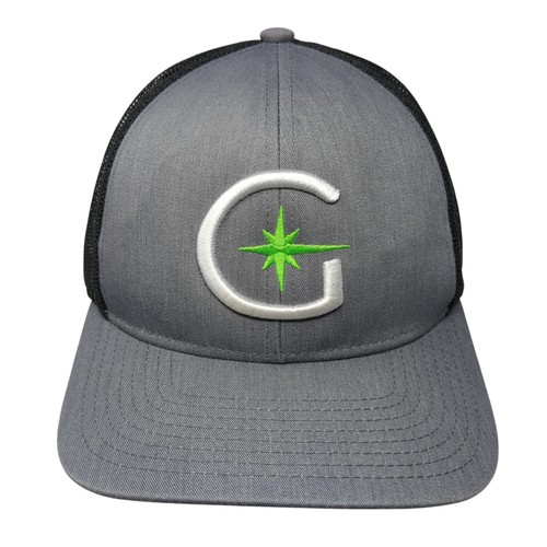 Greenlight G Snapback Trucker Hat Gray One Size Adjustable Pacific Headwear