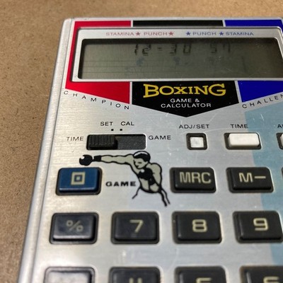 casio カシオ　BG-15T ゲーム付き電卓　boxing ボクシング casio カシオ BG-15T ゲーム付き電卓 boxing ボクシング CASIO BG-15