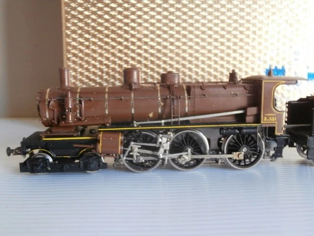 HO RARE SNCF LOCOMOTIVE VAPEUR 230 D NORD LA CHAPELLE METROPOLITAN Ref 502 - Photo 2/4