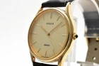 [Near MINT ] 1994 Vintage SEIKO Dolce 8N41-6060 Gold Quartz Men's Watch