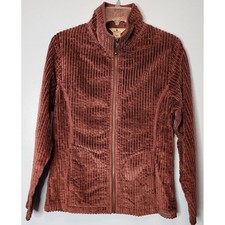 WOOLRICH Womens Kinsdale Zip Up Jacket Hazelberry High Neck Pockets Small NWT