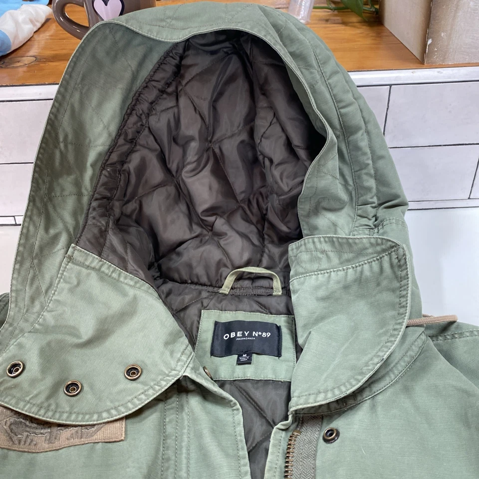 Obey пропаганды куртка Bomber мужской Brux выстеганная новый с Ярлыками снят с производства - Изображение 2 из 3