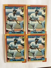 1990 Topps - Frank Thomas #414 Name on Front (RC) ; Selling All 4 Cards