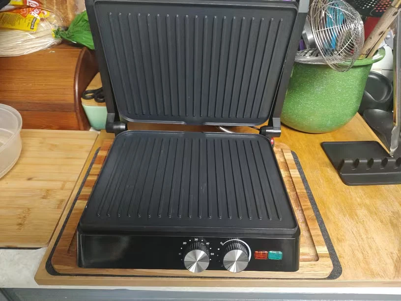 Panini Press Grill Dual Temp Non-Stick 180° Floating Hinge Grease Tray Indoor
Opens in a new window 