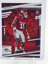 2022 Panini Prestige Nik Bonitto Red football rookie card. rookie card picture