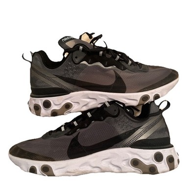 Nike React Element 87 Men's Running Shoes Anthracite/Black/White, Size 11.5
