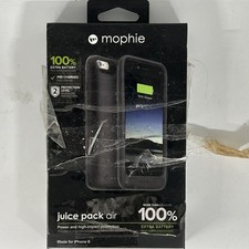 Mophie Juice Pack Air Battery Phone Case iPhone 6-BLK 2750 mAh