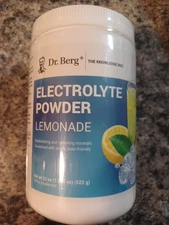 Dr. Berg Electrolyte Powder Zero Sugar Hydration Keto Enhanced w/ 1000 mg 09/26