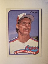 1989 O-Pee-Chee Randy Johnson Rookie Card RC Expos