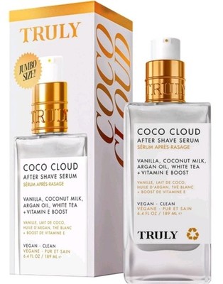 Truly Coco Cloud Jumbo Size 189ml After Shave Serum Vegan Fast  Shipping New