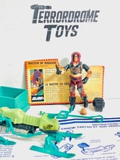 GI Joe 1984 Zartan V1 Complete Canadian File Card   Chameleon Swamp Skier Hasbro