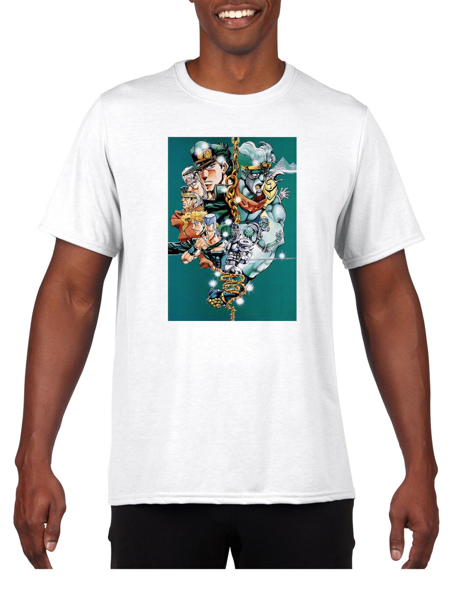 JoJo's Bizarre Adventure T-Shirt Anime Manga Graphic Tee Retro