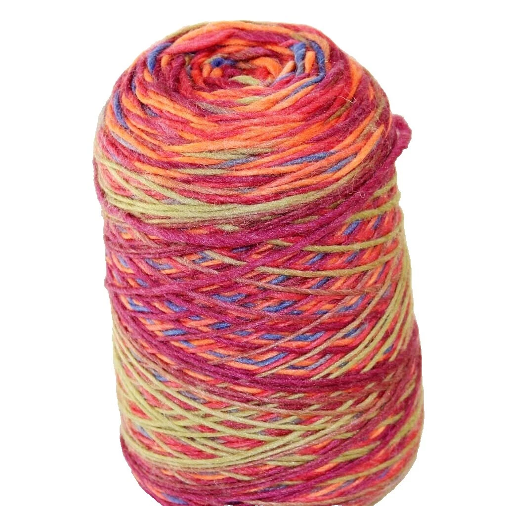 Cone Multi-Color Hand Dyed Yarns