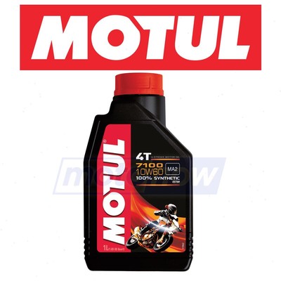 Motul 104100 7100 4T Synthetic Ester Motor Oil - 10W60  (1 Liter)