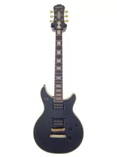 Epiphone TM DC CUSTOM/2010/BLK/Electric guitar/Les Paul type/Black/HH// #PCJIC1