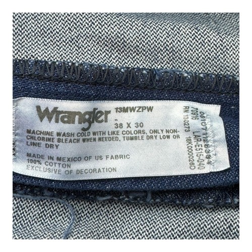 Wrangler Cowboy Cut Jeans Mens 38X30 Original Fit Rodeo Blue 13MWZPW - Picture 9 of 9