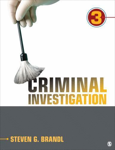 Criminal Investigation by Brandl, Steven G. 9781452272122| eBay