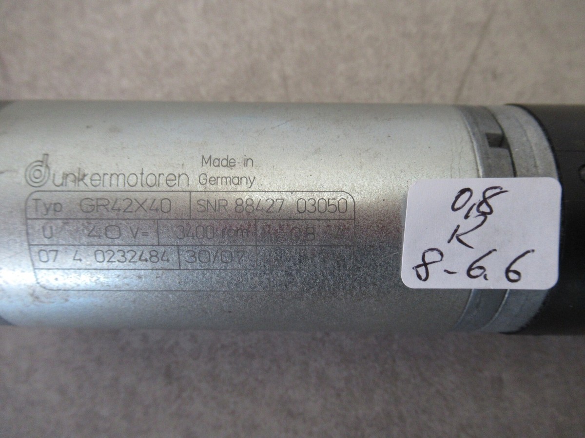 Dunkermotoren GR42X40 Motor 40VDC 3400rpm Ø42mm + PLG42K