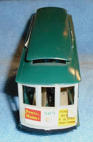 Vintage 1960s Plastic Friction San Francisco Cable Car EFCCO Hong Kong EX Cond H - Picture 3 of 11