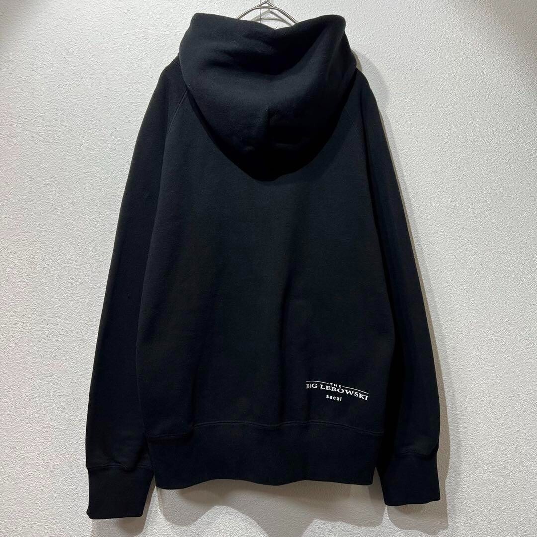 20SS sacai BIG LEBOWSKI HOODIE Black